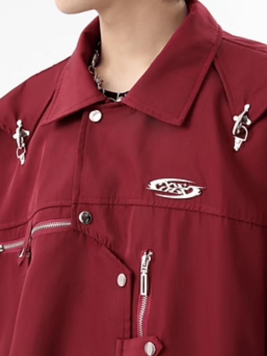 __REND ST__iche 디자인 메탈 재킷 st2854