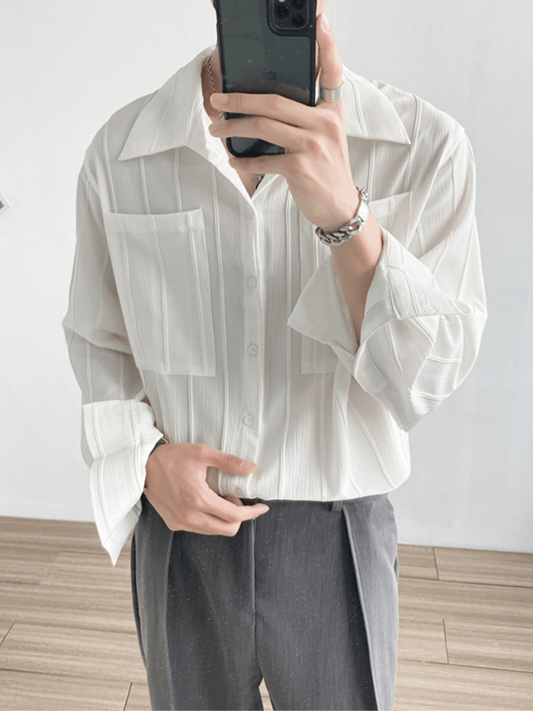 [DAZIONSED] Simple casual shirt ST1100
