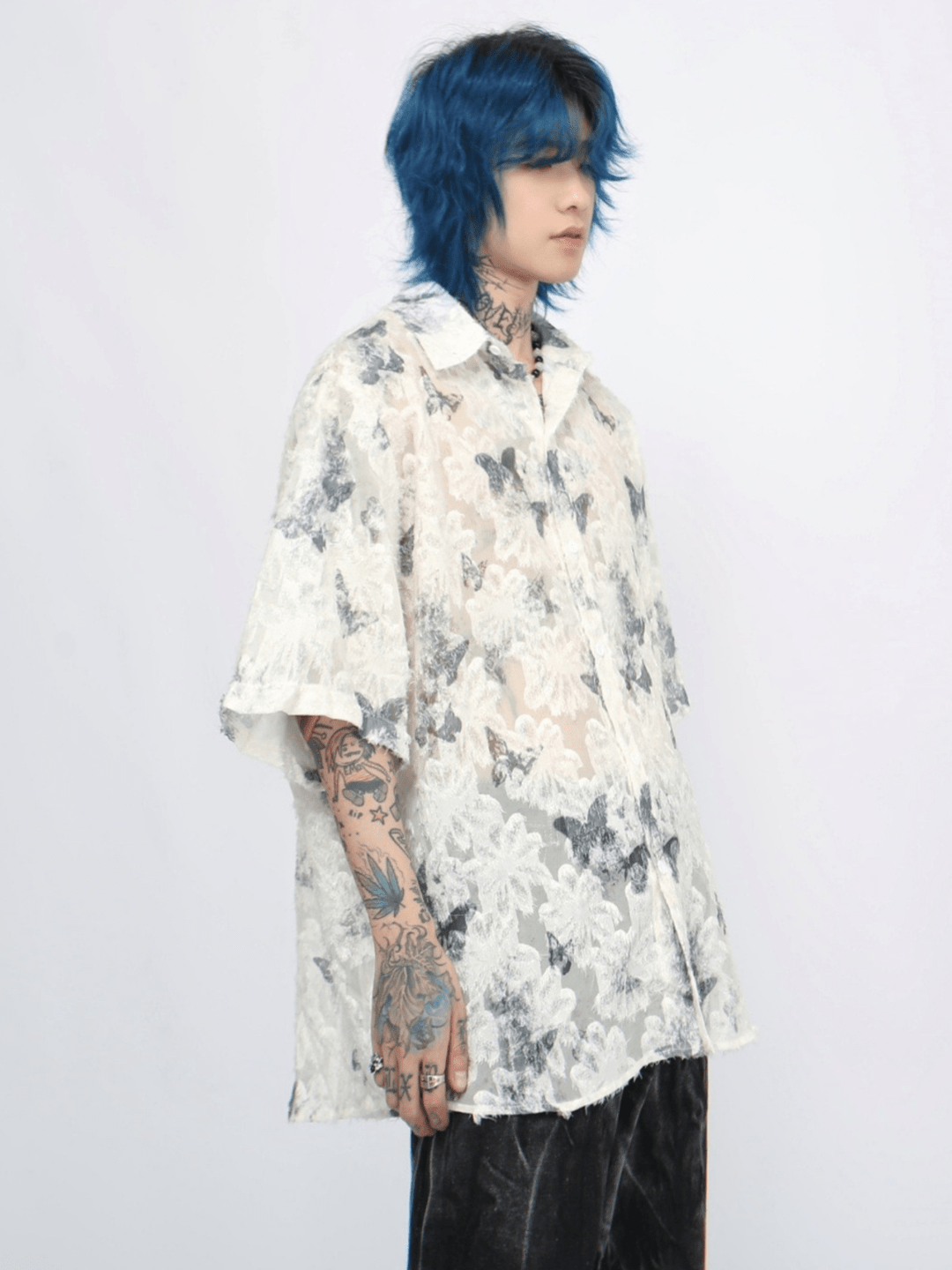 [Mz] butterfly design shirt st2265