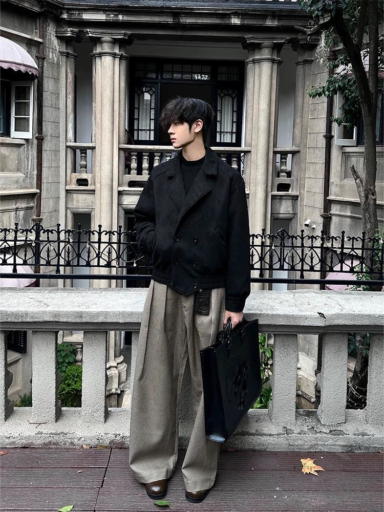 [뉴디케이] 더블 버튼 봄버 재킷 ST2060 