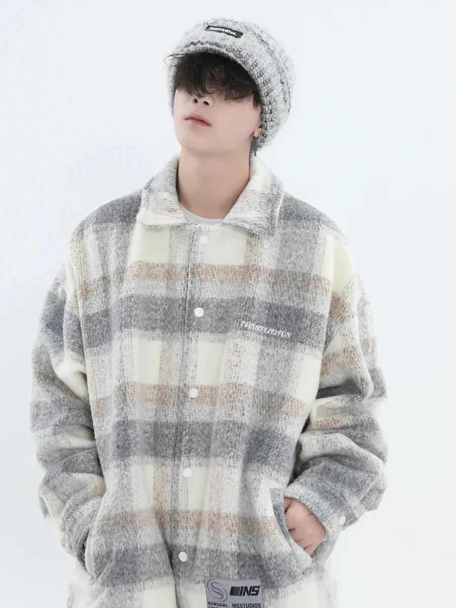 [INSstudios] LOGO LOOSE LAPEL JACKET ST1239