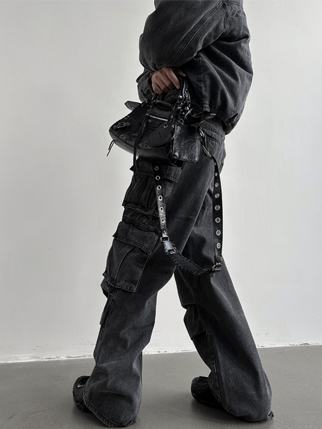 [GENESISBOY] Heavy Wash Multi-Pocket Jeans st1983