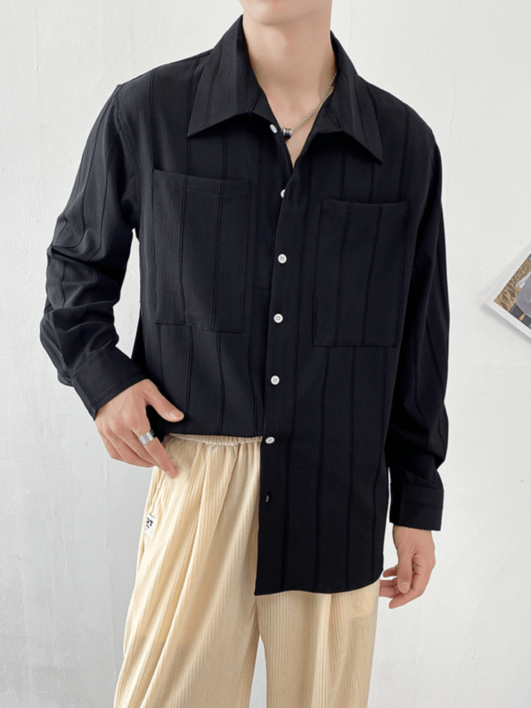 [DAZIONSED] Simple casual shirt ST1100