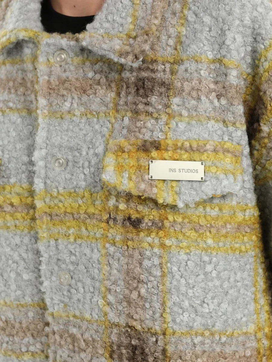 [INSstudios] TWEED COTTON JACKET ST1067