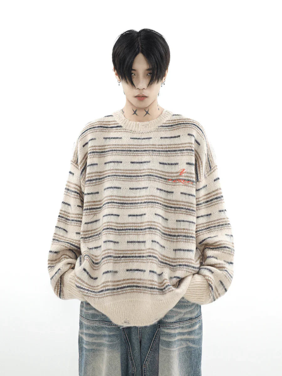 [MRNEARLY] ADVANCED SENSE OF ROUND NECK SWEATER ST1703