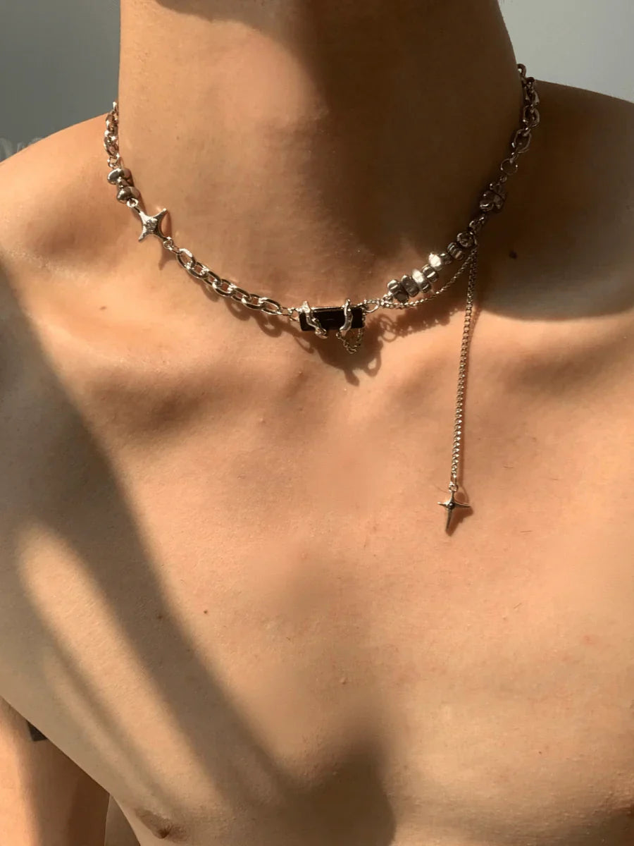 실버 목걸이 ST521