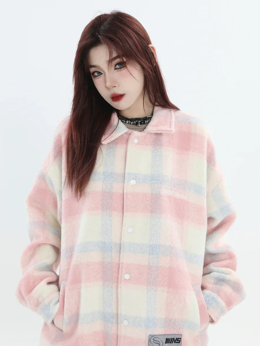 [INSstudios] LOGO LOOSE LAPEL JACKET ST1239