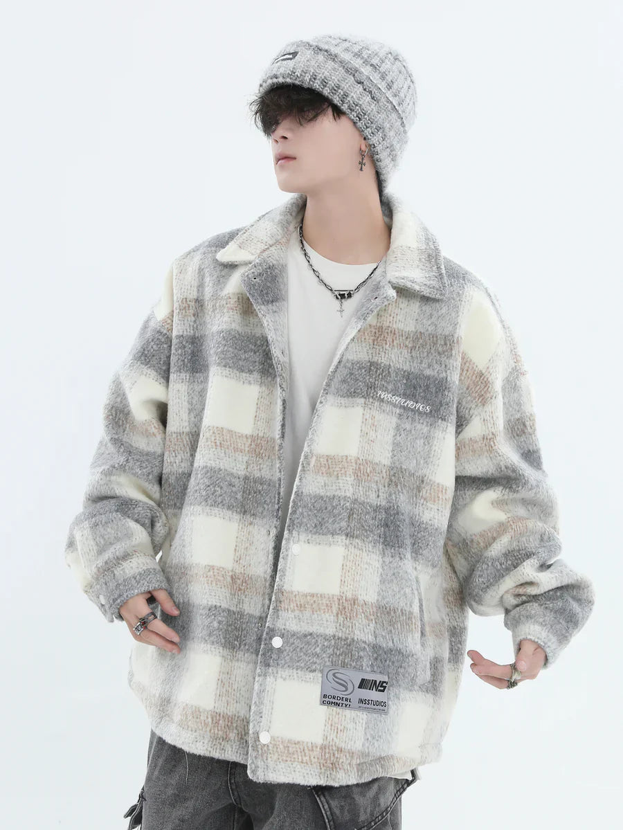 [INSstudios] LOGO LOOSE LAPEL JACKET ST1239