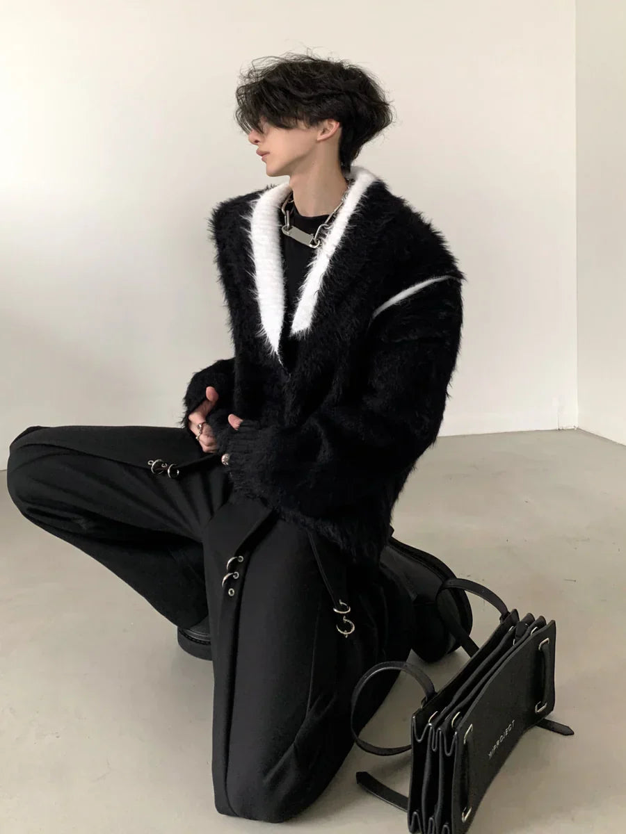 [가을바람] 디자인 루즈핏 브이넥 니트 스웨터 ST613 