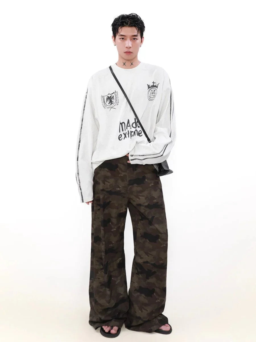 [MRNEARLY] 스트리트 그래피티 티셔츠 ST1183