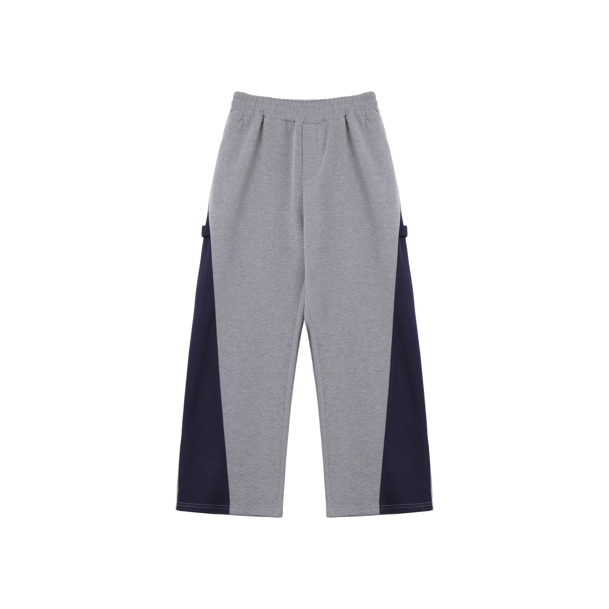 [FLAT ROOM] TWO-TONE COLLAR SWEATSHIRT + PANTS SET ST2050