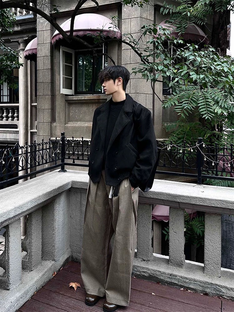 [뉴디케이] 더블 버튼 봄버 재킷 ST2060 