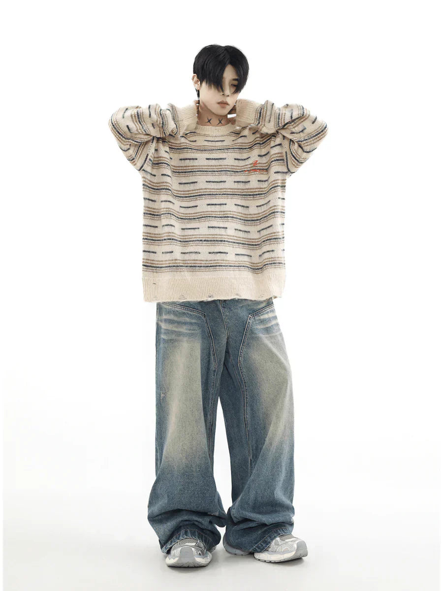 [MRNEARLY] ADVANCED SENSE OF ROUND NECK SWEATER ST1703