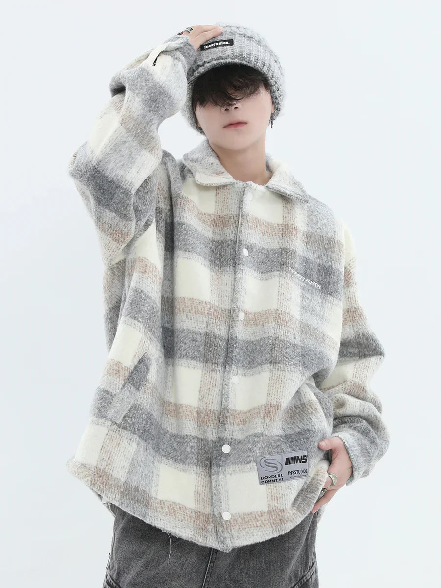 [INSstudios] LOGO LOOSE LAPEL JACKET ST1239