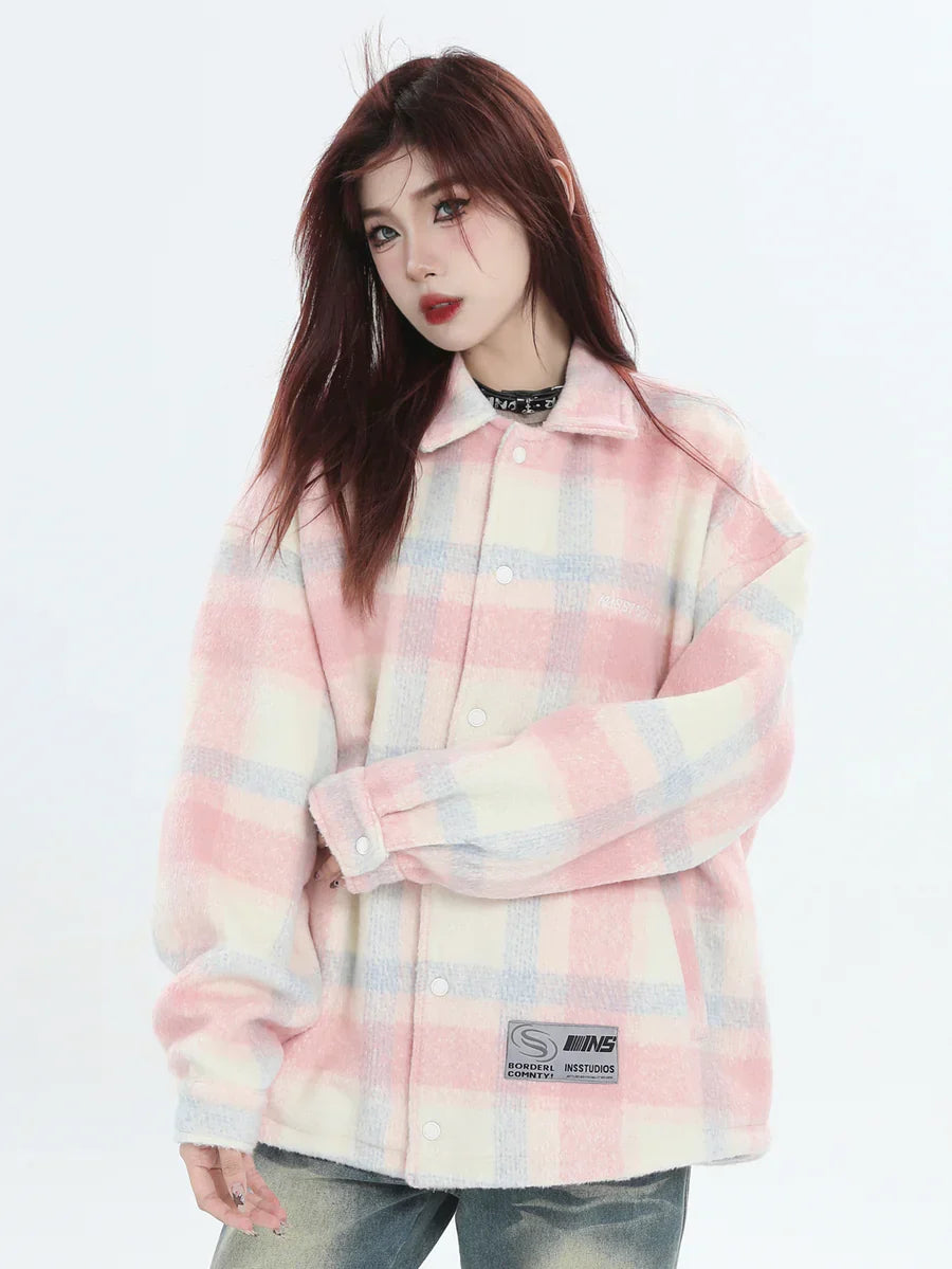 [INSstudios] LOGO LOOSE LAPEL JACKET ST1239