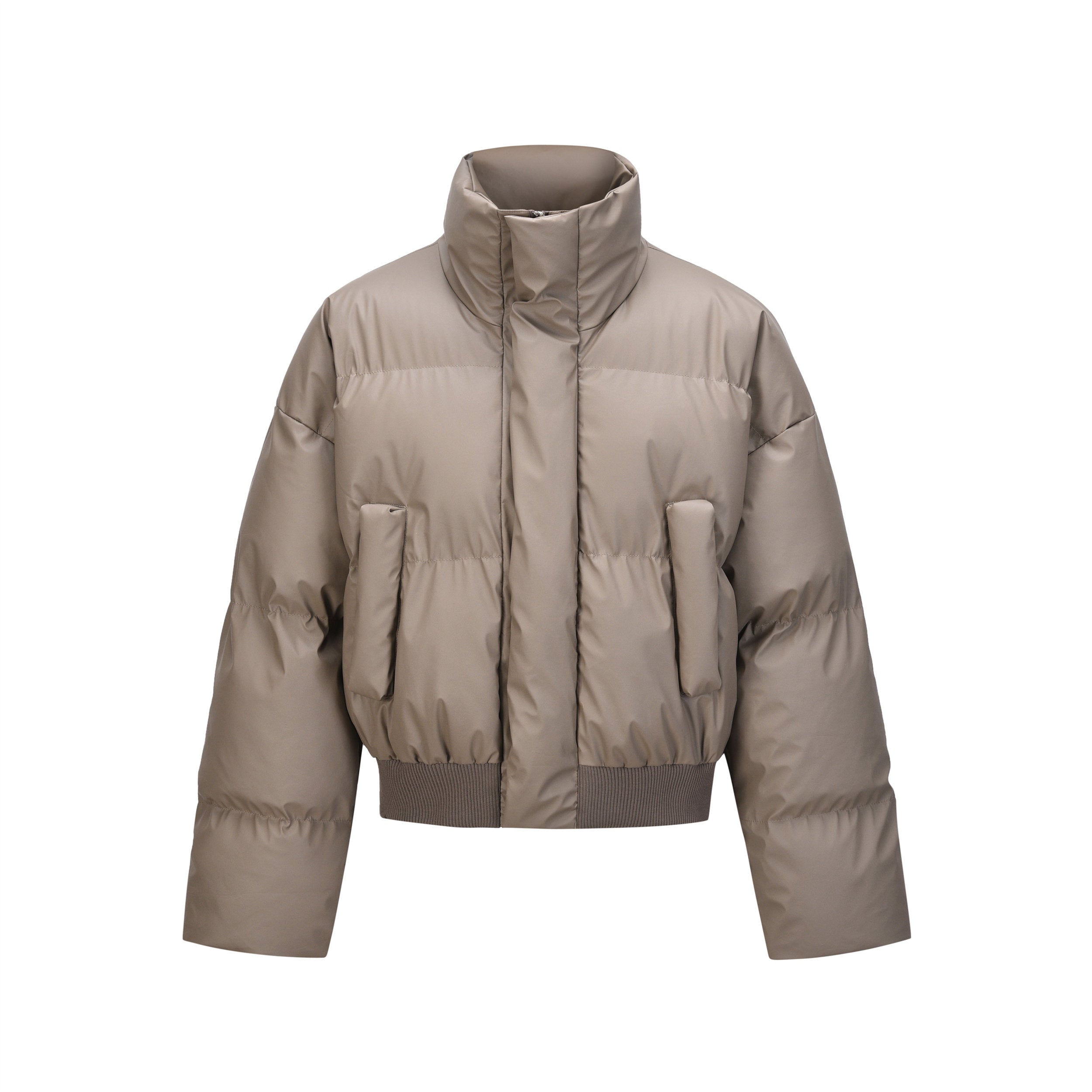 OVERSIZED PUFFER JACKET-STAND COLLAR STREETWEAR QUILTED COAT EHW5006