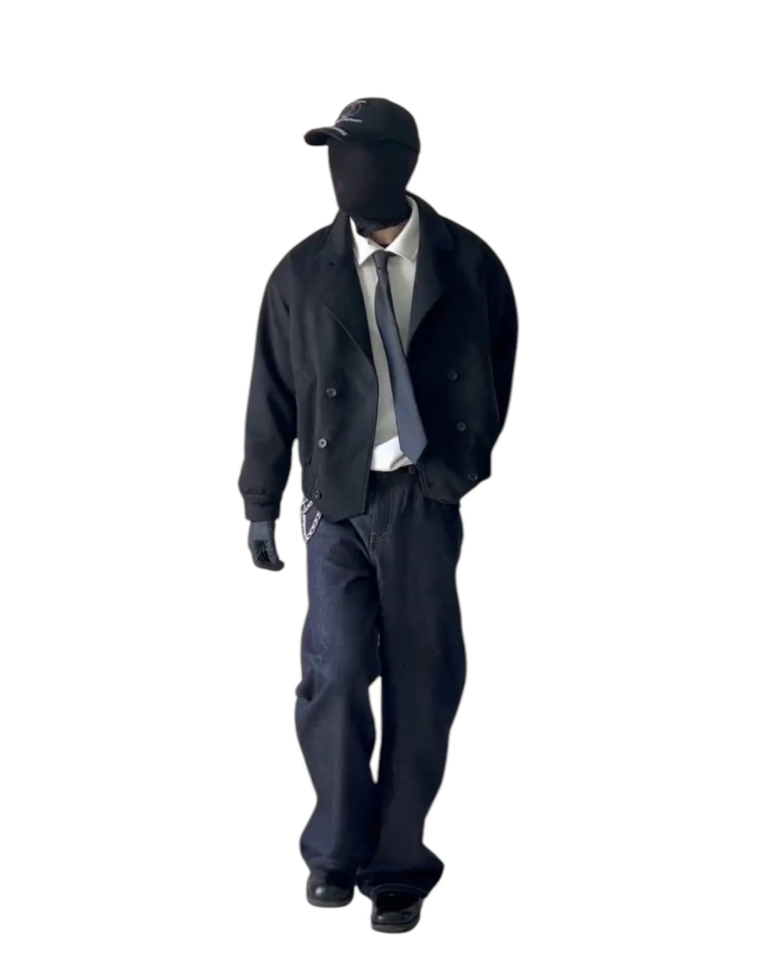 [NewDecay] DOUBLE BUTTON BOMBER JACKET ST2060