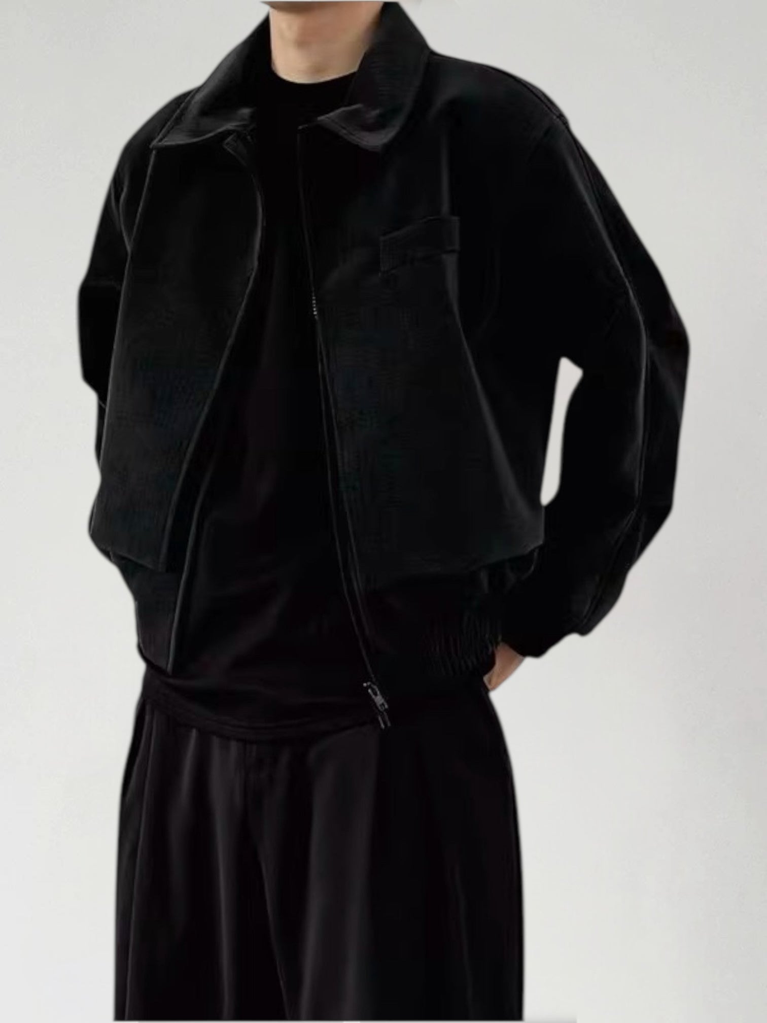 TEXTURED PANELLED PADDED JACKET st5034