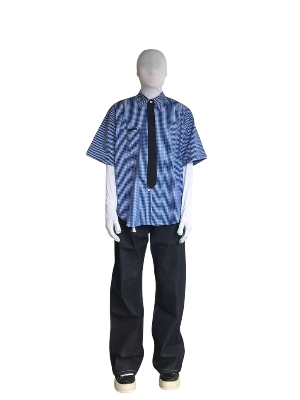 [TURNTIDE] VINTAGE COLLEGE CHECK shirt st5020