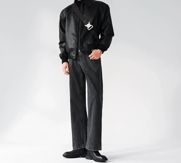 Grey straight jeans SIN0936