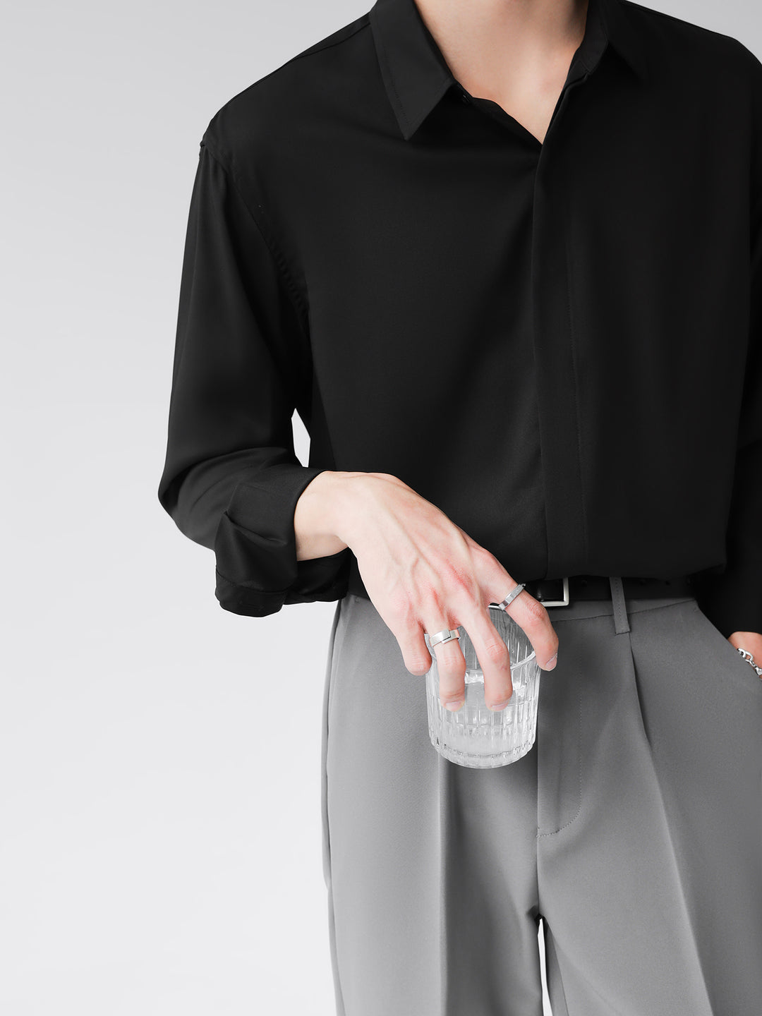 [HOHO] 심플 디자인 셔츠 st1120