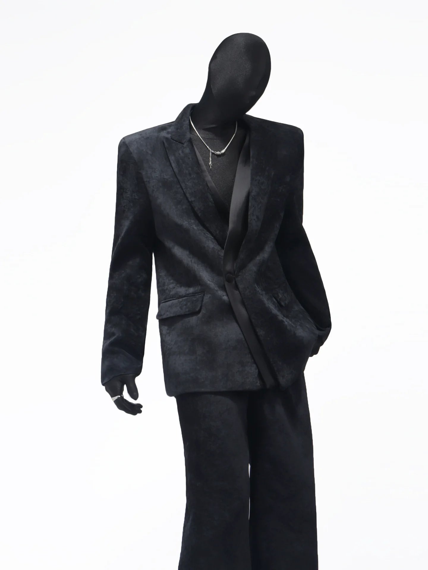 Chenilleanzug für Herren, Herbst und Winter, koreanische Interpretation des lässig-eleganten Cordblazers 