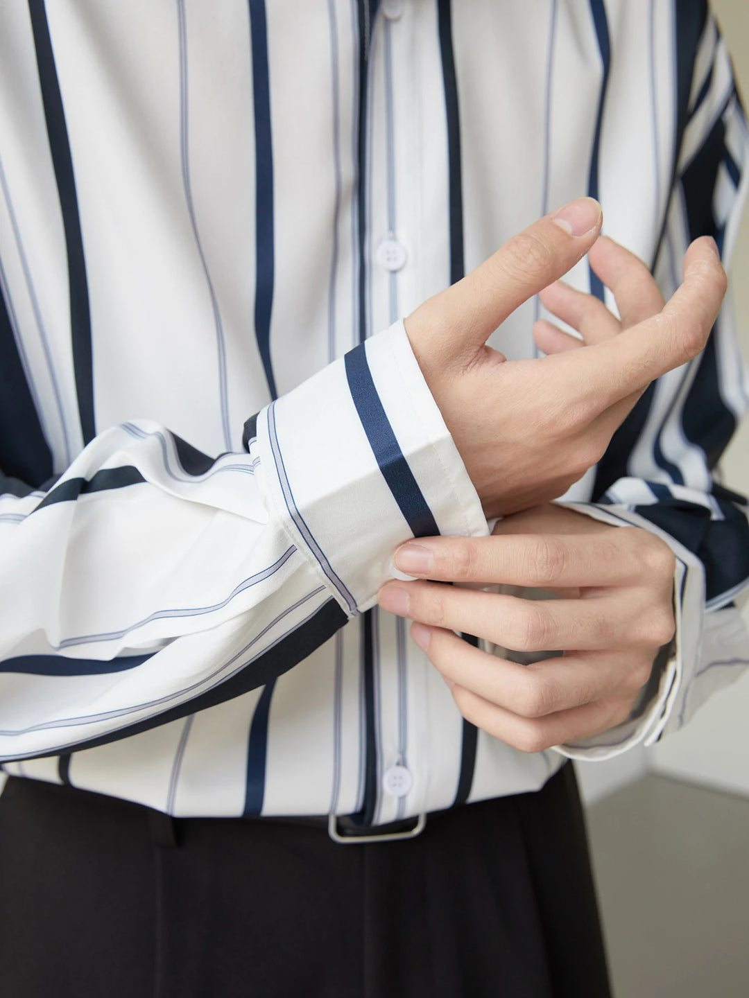 [DAZIONSED] STREIFEN LANGES HEMD ST1135