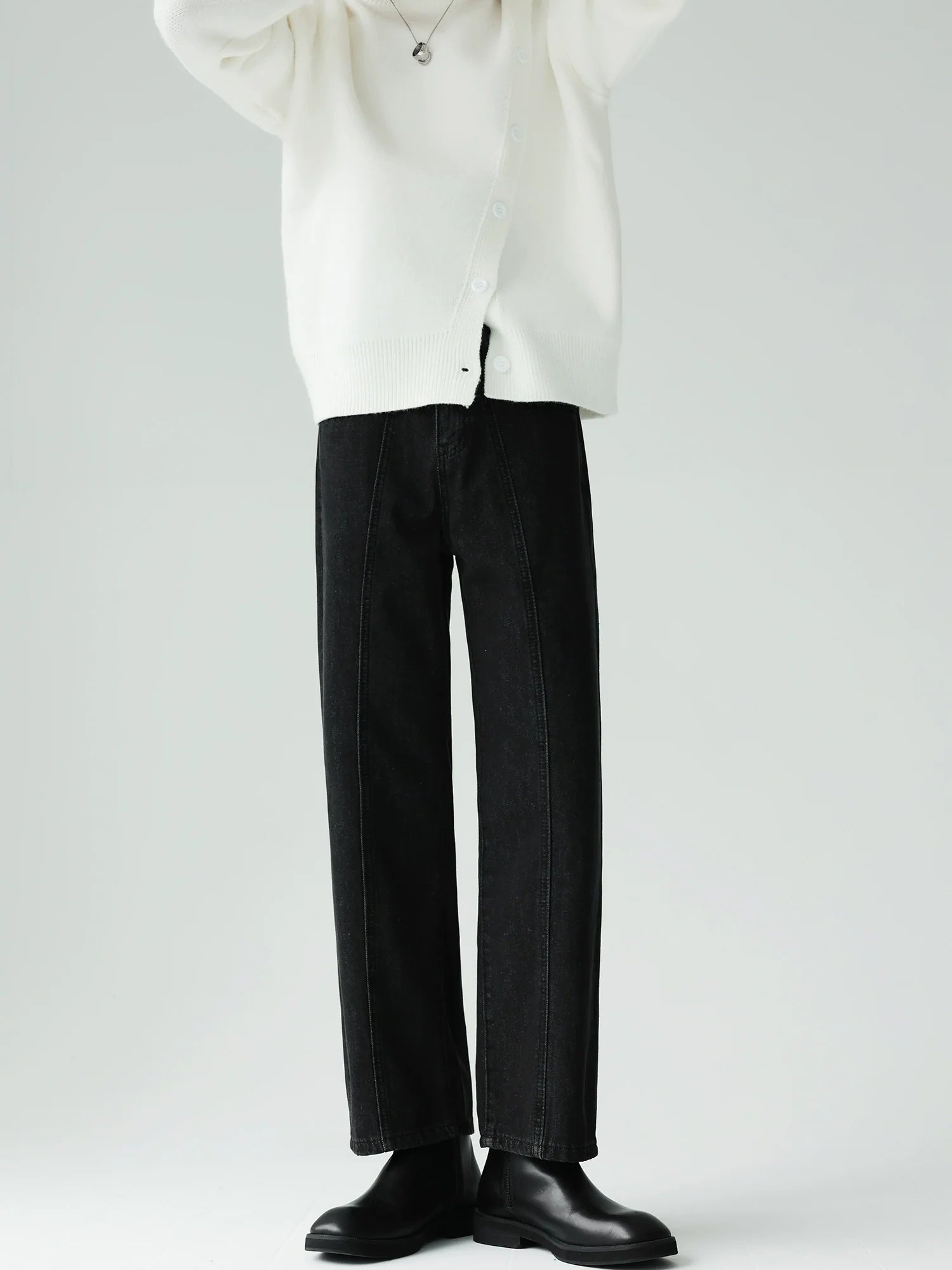 Vintage High Waist Straight Jeans SIN0932