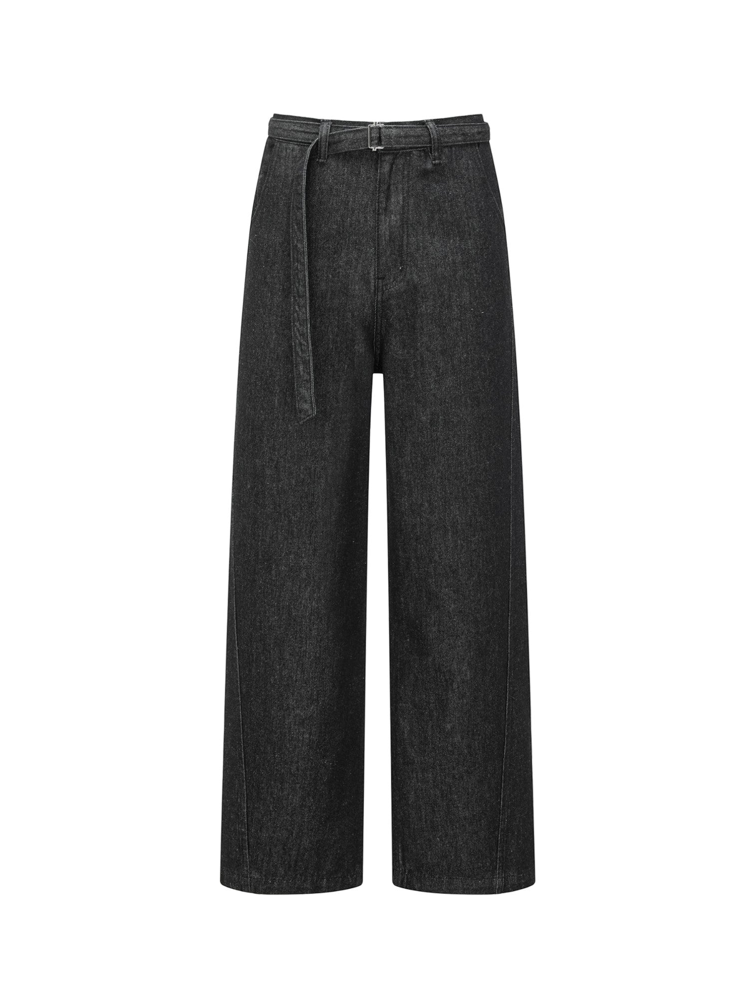 [SINONOME] DRAWSTRING A-CUT HEAVY JEANS st5021