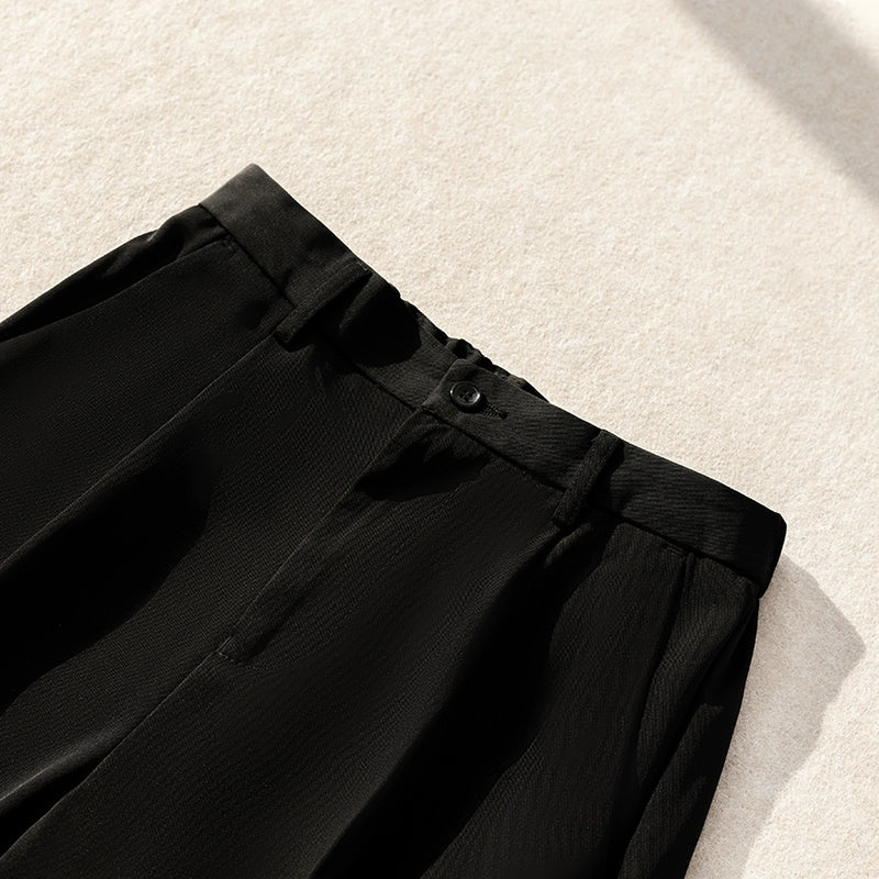 Straight casual wide-leg nine-point suit pants SIN0925