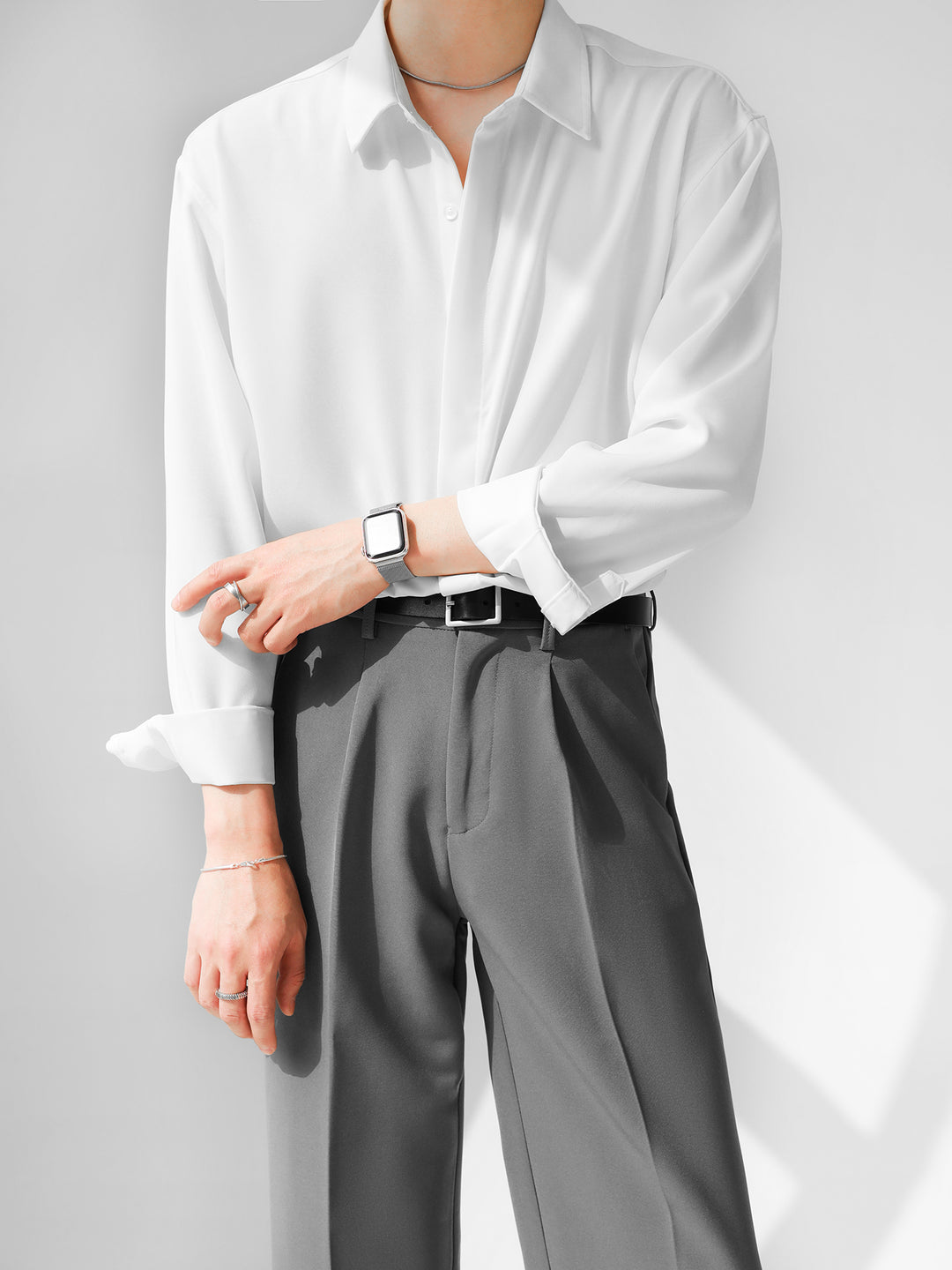 [HOHO] 심플 디자인 셔츠 st1120