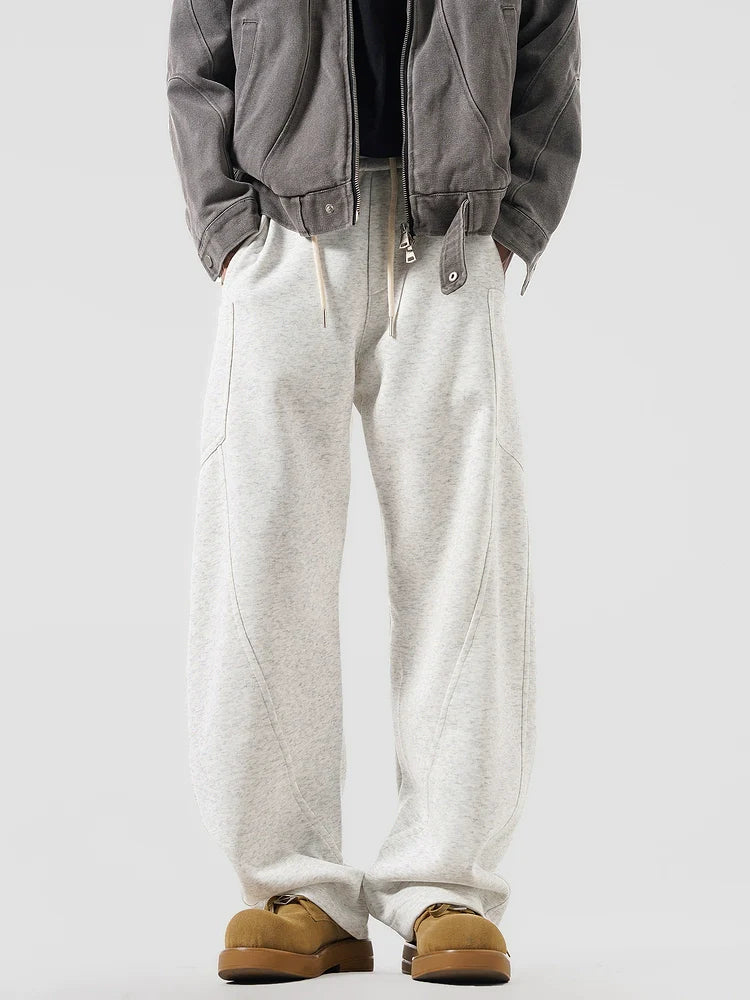 Amerikanische, robuste, eng anliegende, einfarbige Jogginghose für Herren, trendige Marke, locker fallende Laufhose, Modell SIN0897 