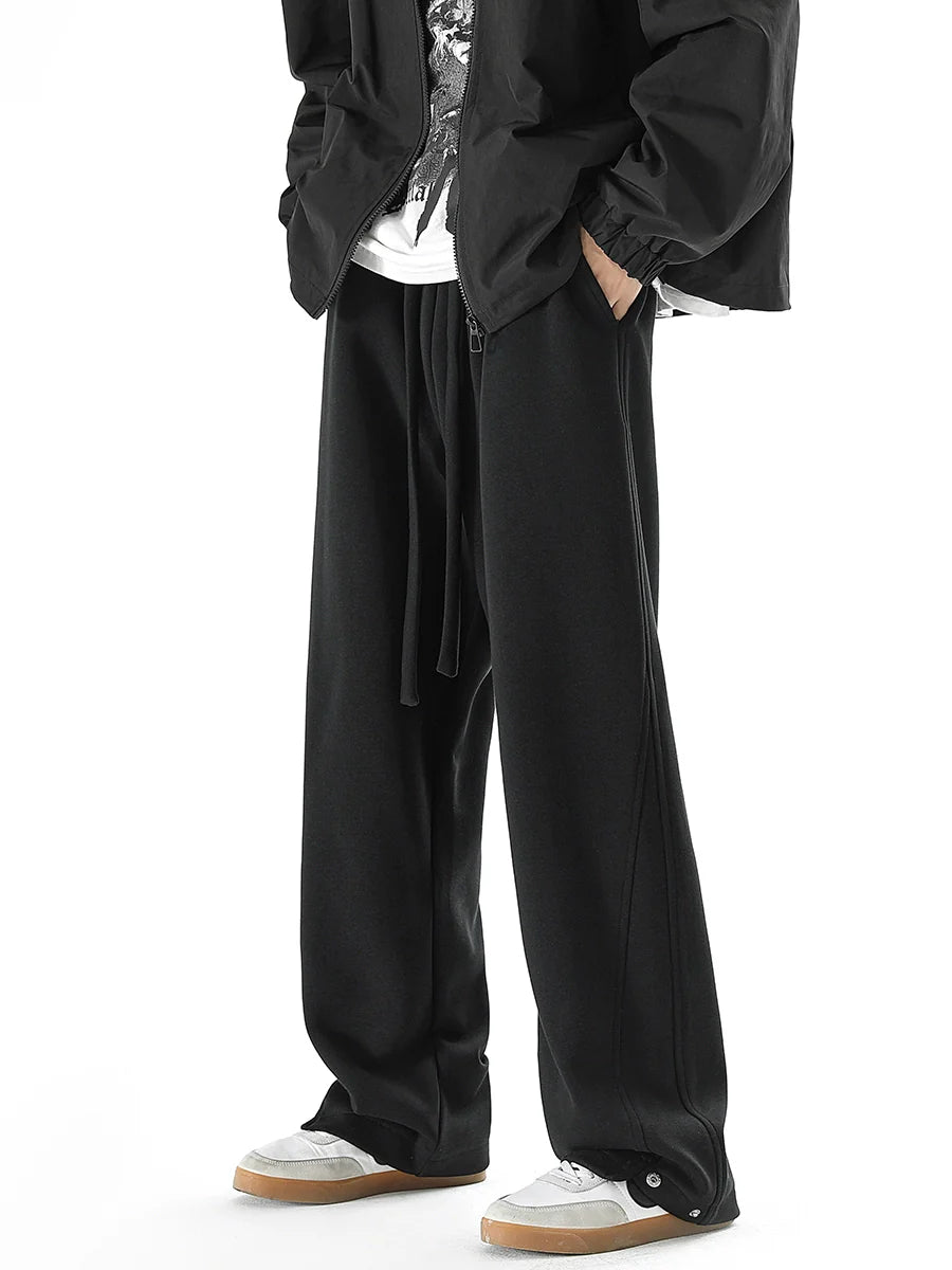 Gerade geschnittene, lockere, schwere Freizeithose SIN0982 