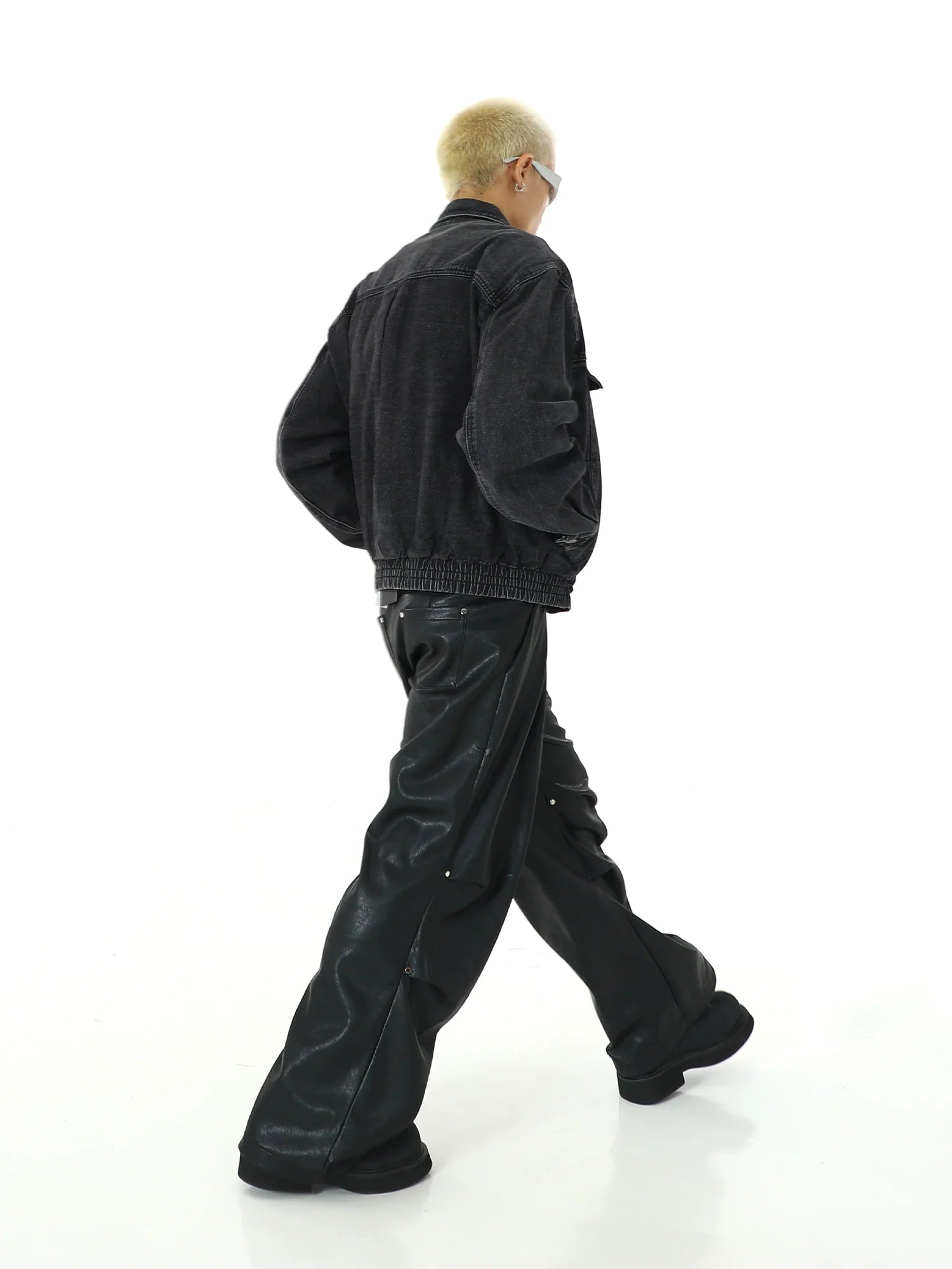 Heavy washed denim jacket SIN0973