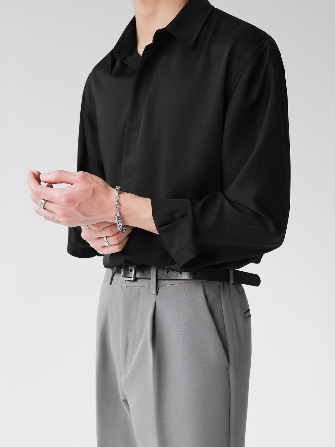 [HOHO] 심플 디자인 셔츠 st1120