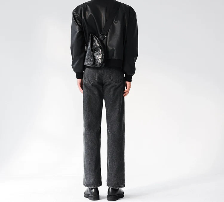 Grey straight jeans SIN0936