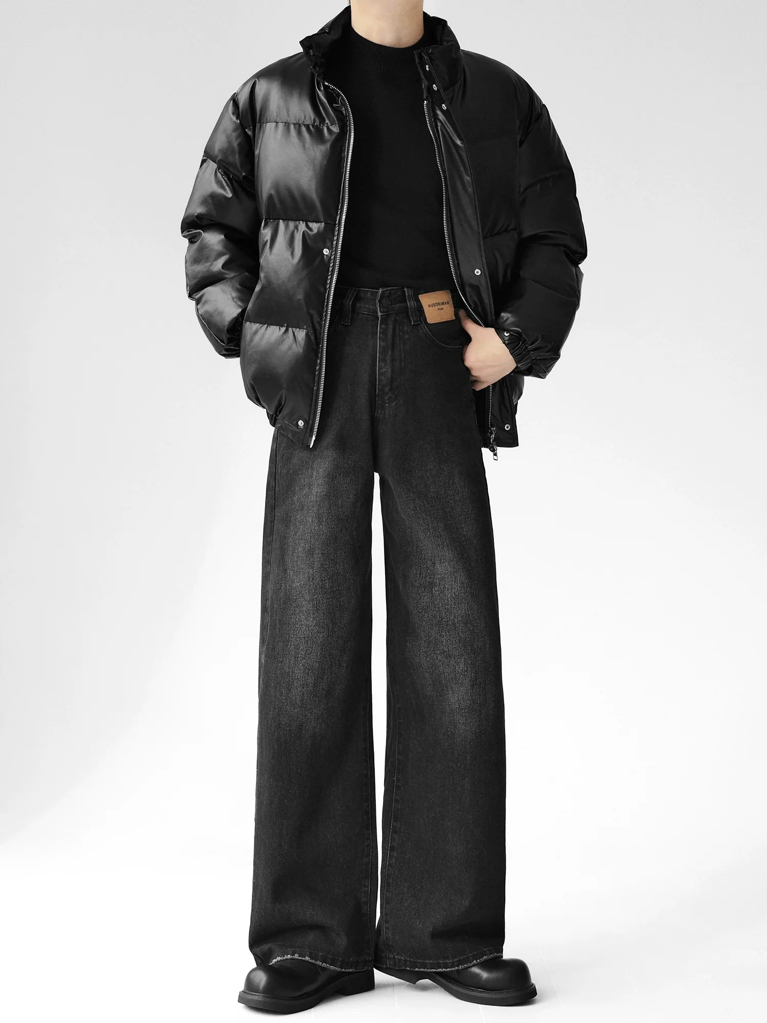 High-end old straight jeans SIN0928