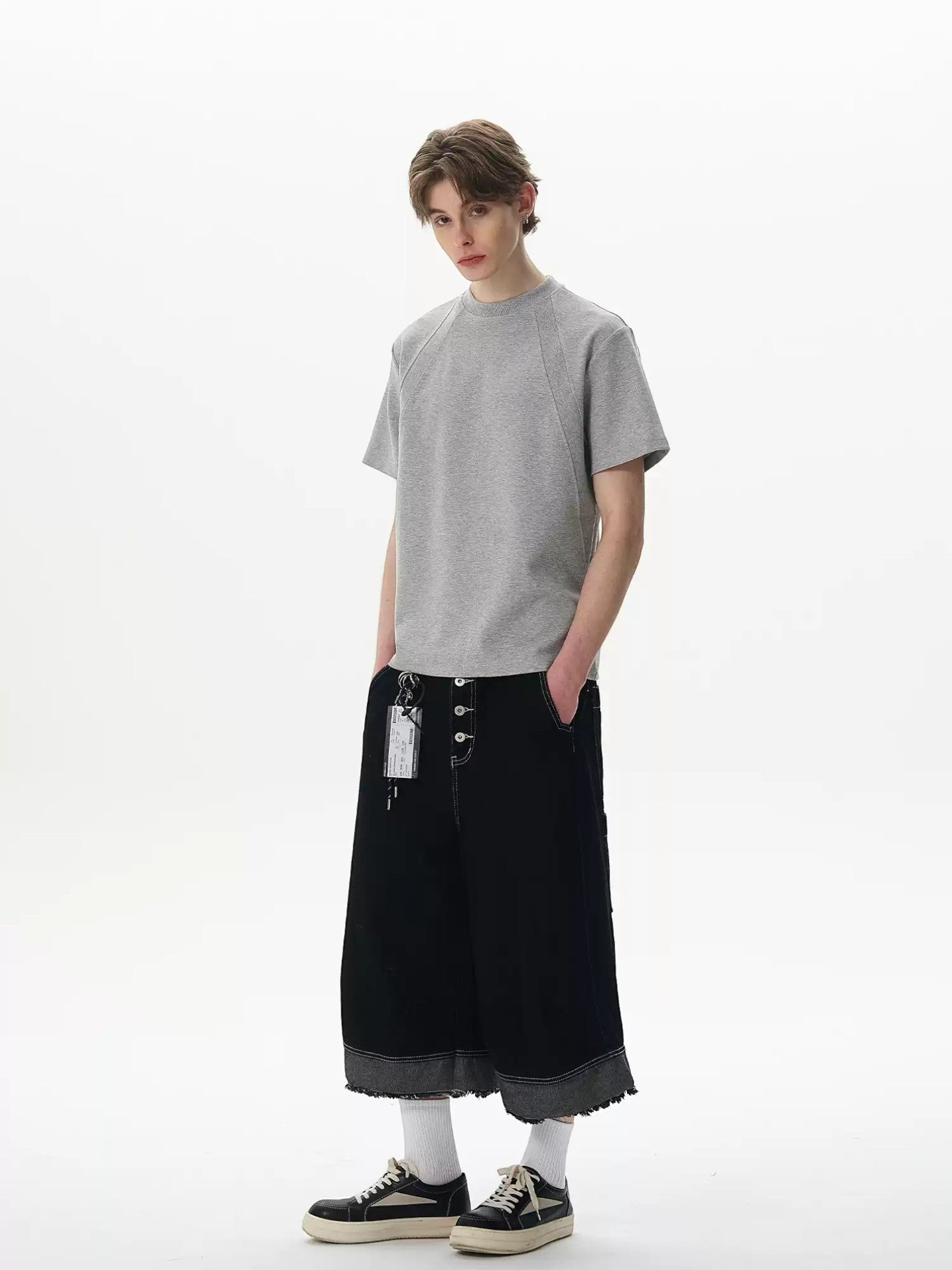 [Max Dstr] 클린엣지 박스컷 코튼 티셔츠 st5021