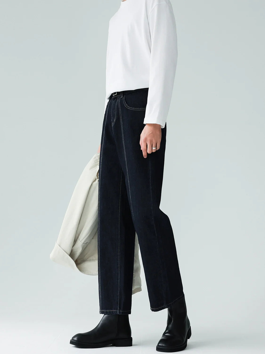 Vintage High Waist Straight Jeans SIN0932