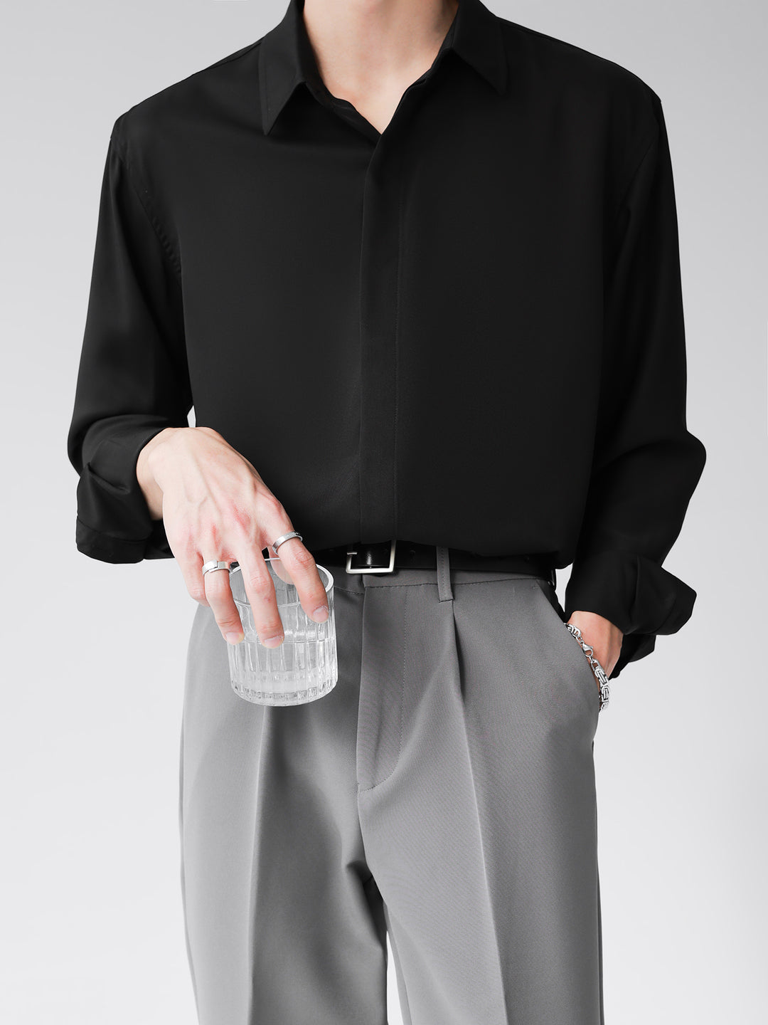 [HOHO] Simple Design Shirt st1120