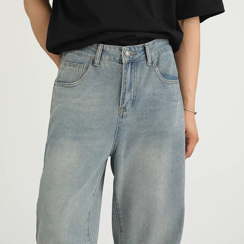 Washed and old versatile casual pants SIN0942