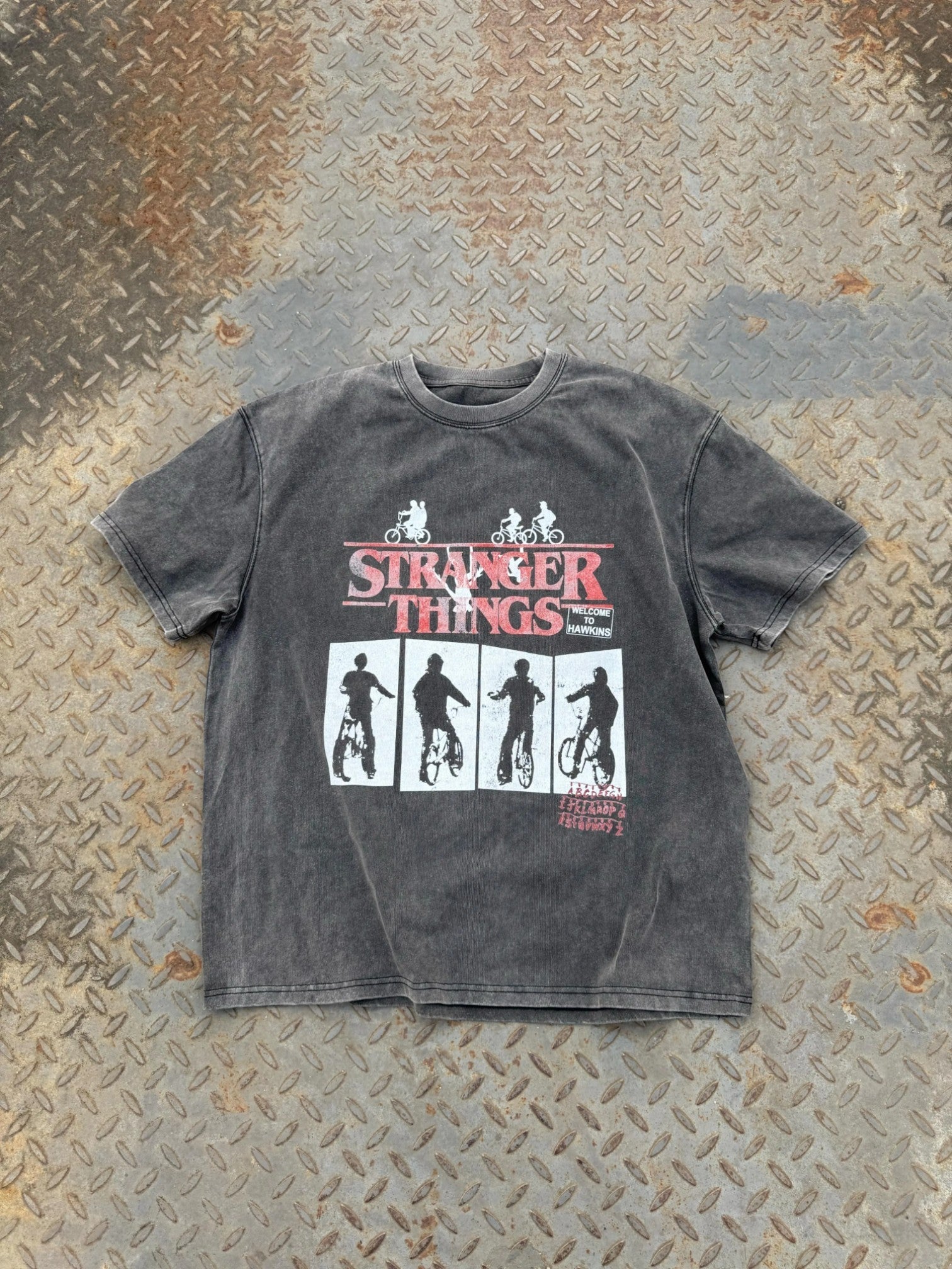 [DERT] VINTAGE STRANGER GRAPHIC BOXY TEE shirt st5029