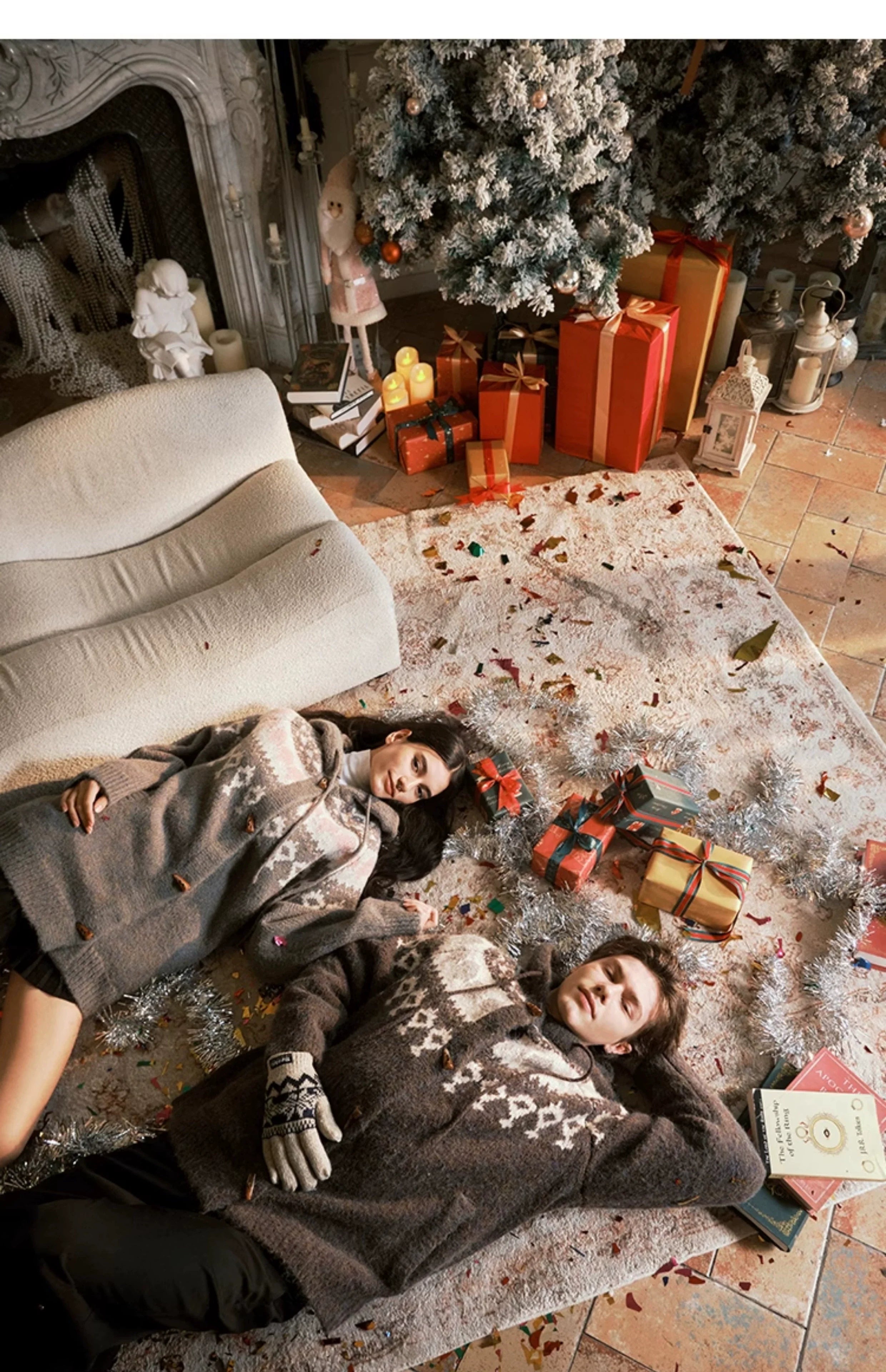 Christmas sweater couple hooded jacket SIN0997