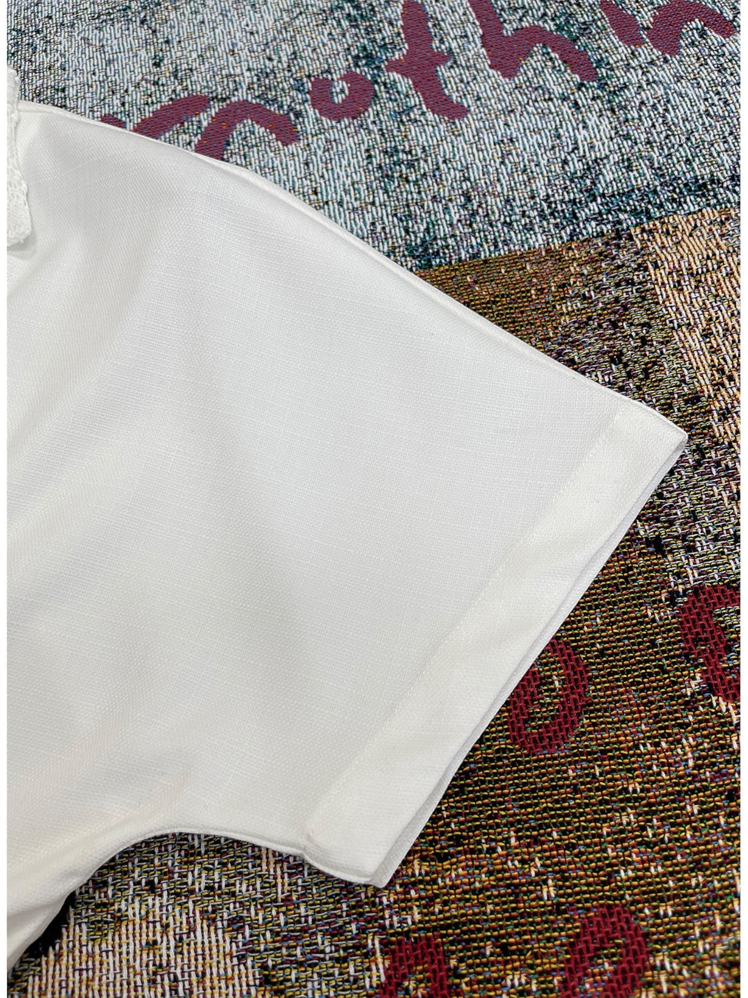 [FDM] WAVE TEXTURE RELAXED CUBAN COLLAR shirt st5023