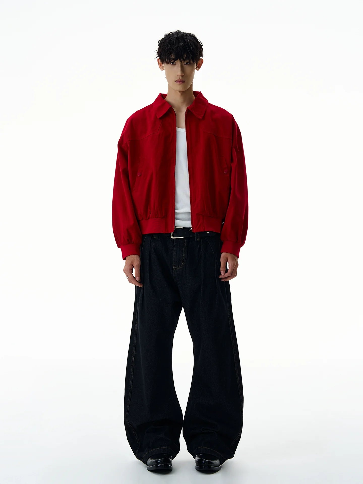 Vintage Red Harrington Jacket SIN0955