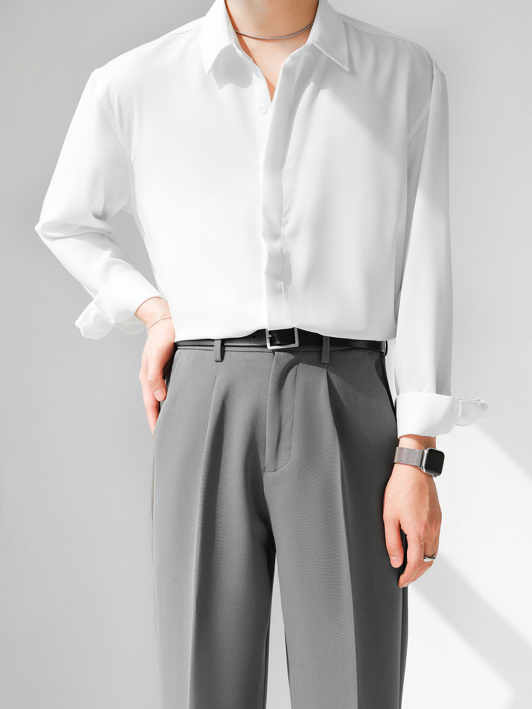 [HOHO] 심플 디자인 셔츠 st1120