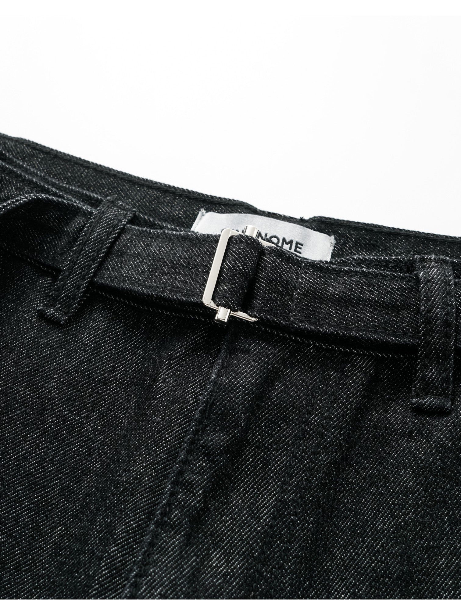 [SINONOME] DRAWSTRING A-CUT HEAVY JEANS st5021
