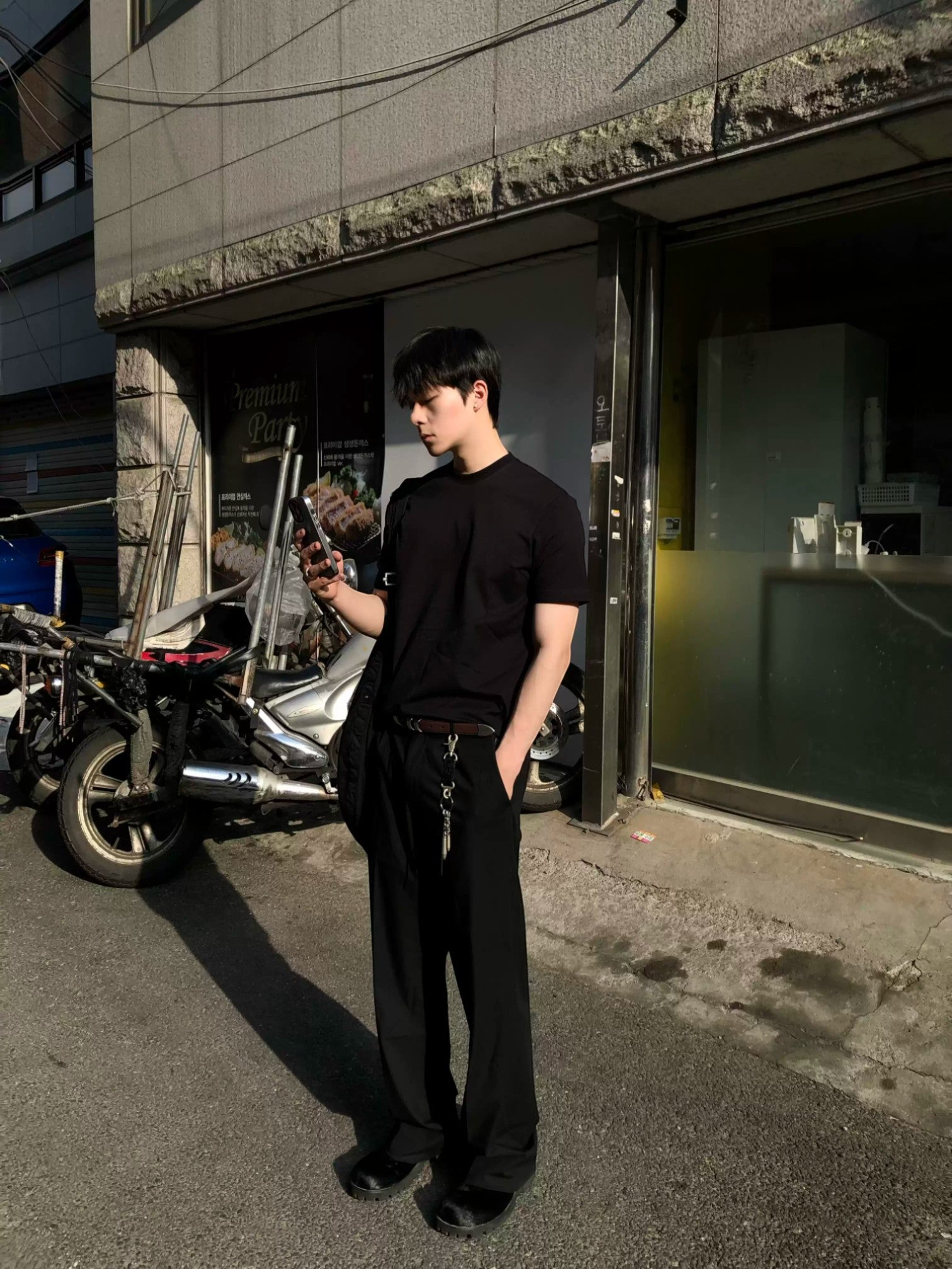 [Hermit] SILK-BLEND MICROTEXTURE ï¼-shirt st5022