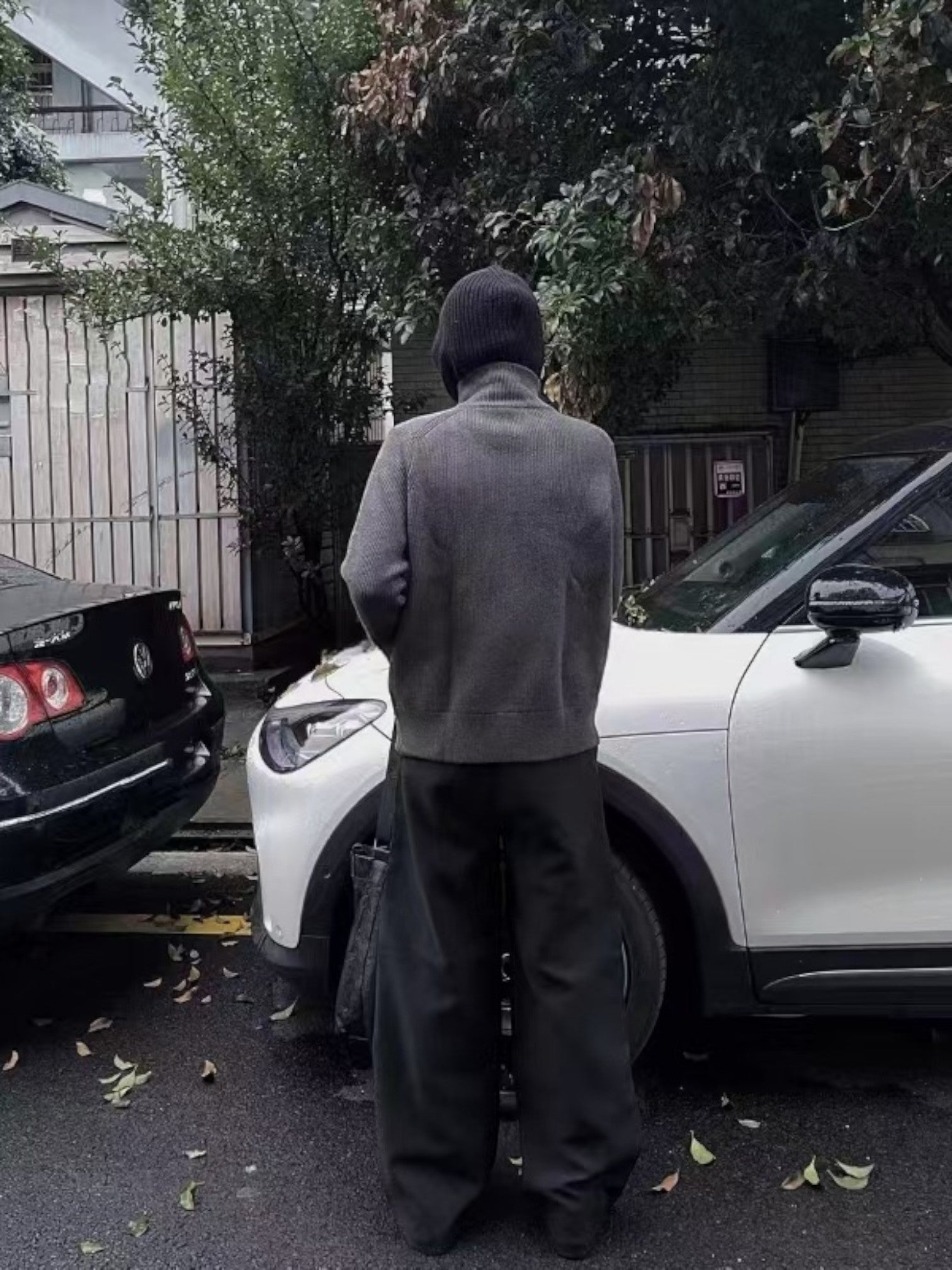 [WXB] 한국산 골지 지퍼업 하이칼라 셔츠 st4010