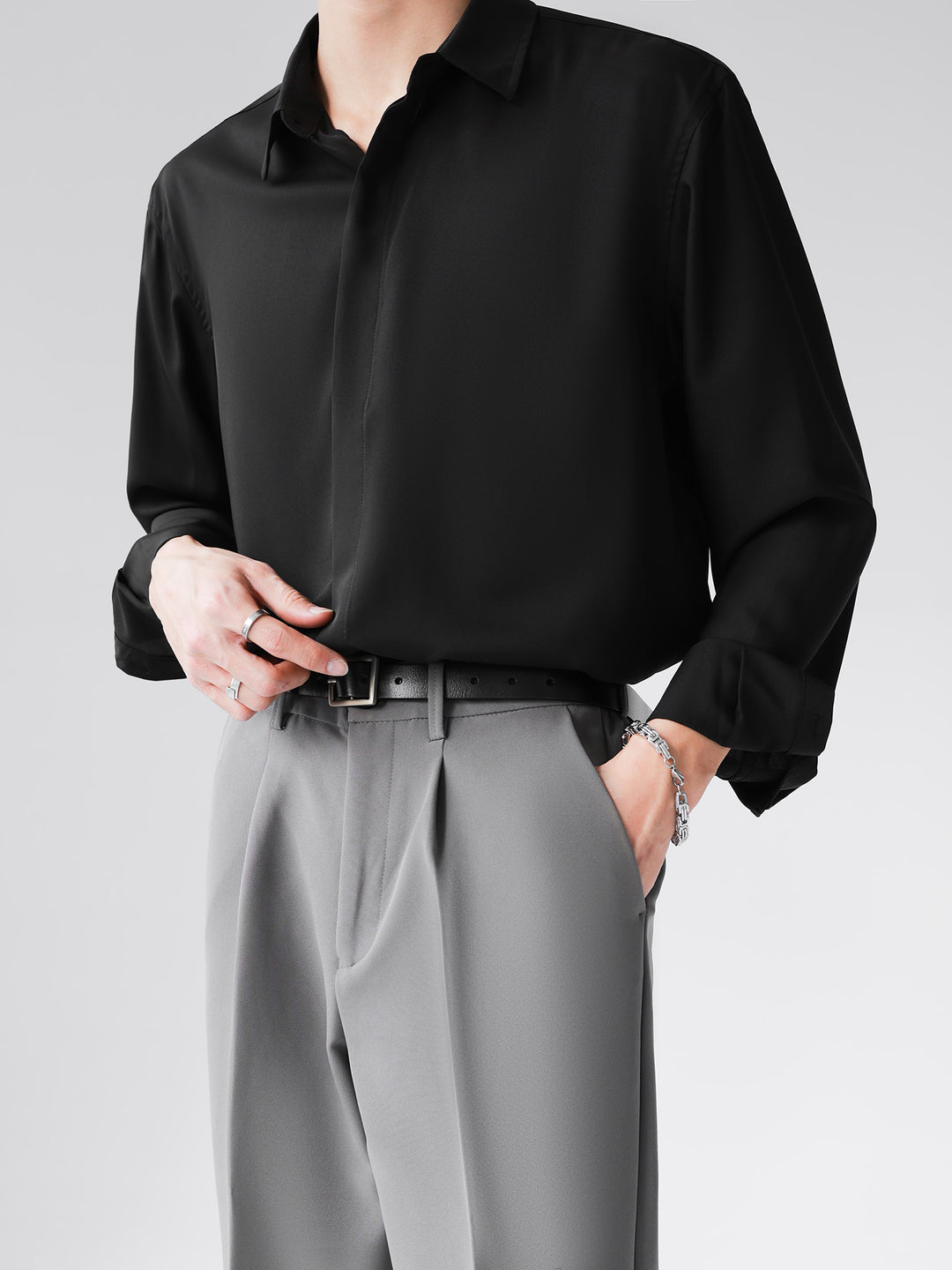 [HOHO] 심플 디자인 셔츠 st1120